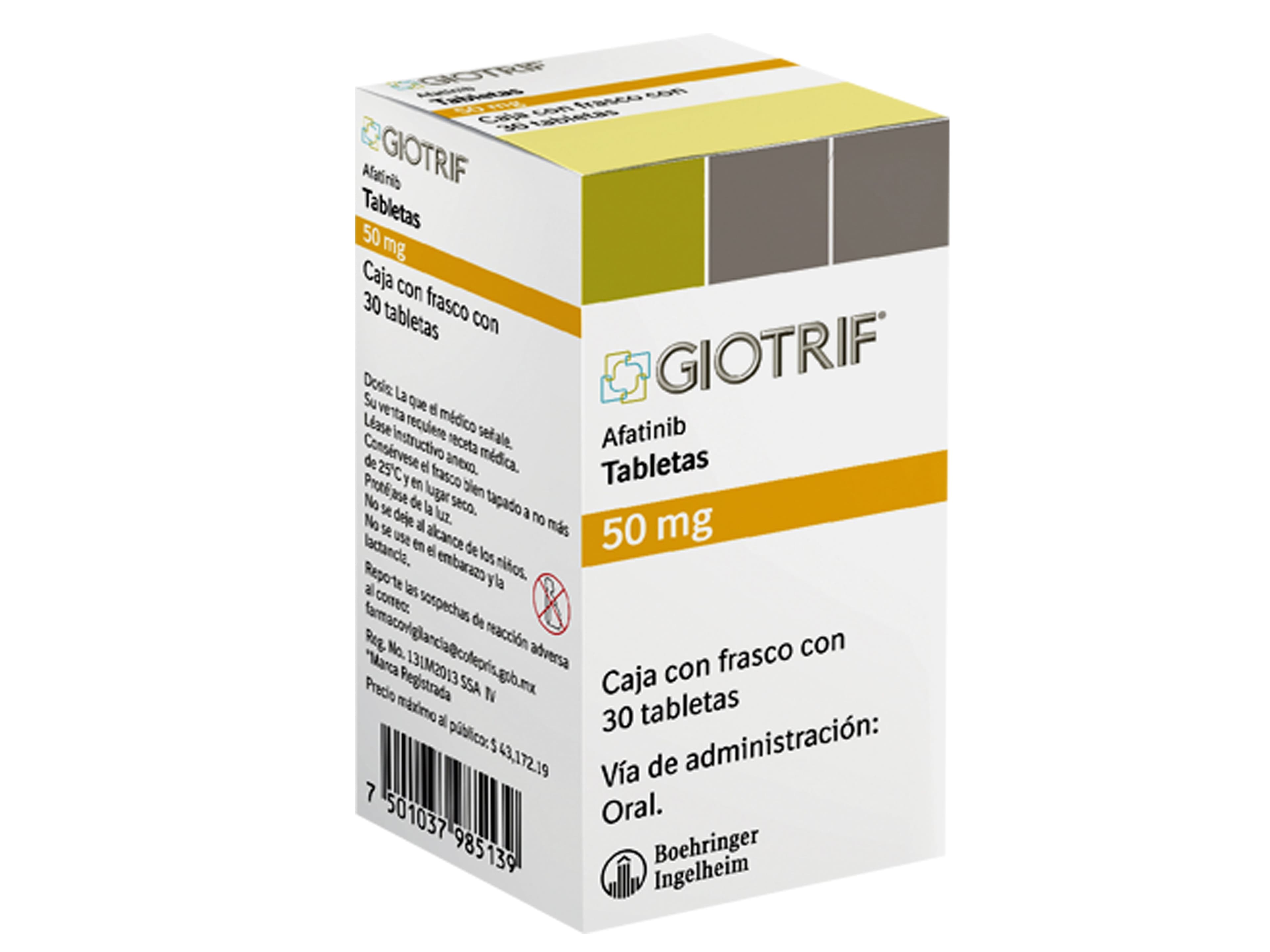 Gilotrif (Giotrif) 50mg – Save 60% | FairMeds