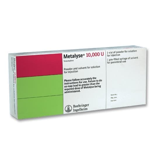 TNKase (Metalyse) 50mg – Save 45% | FairMeds